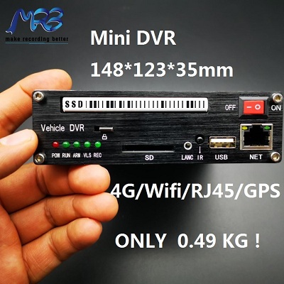 MRB high quality Vehicle Camera video recorder DVR for school bus truck ambulance car H265 1080p full frame wifi GPS 4G RJ45