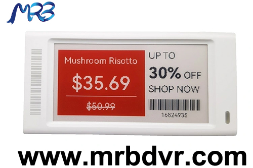 MRB 2.66 inch E paper price tag for retail stores