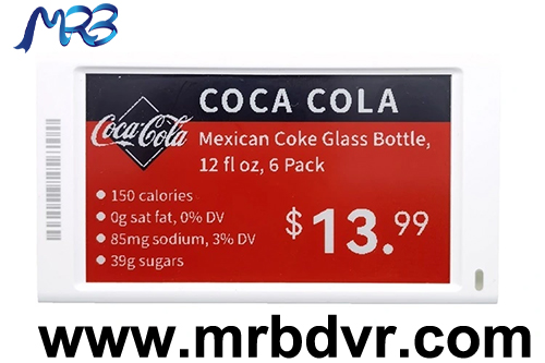 MRB 3.7 inch digital shelf edge tag for retail stores