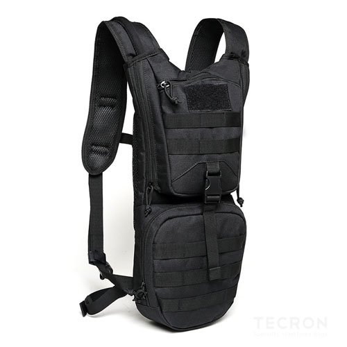 Tactical backpack shoulders water bag