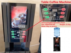 Table coffee machine