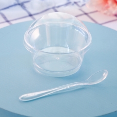 Clear Plastic Dessert Tumbler Cups Disposable Reusable Appetizer Serving Cups