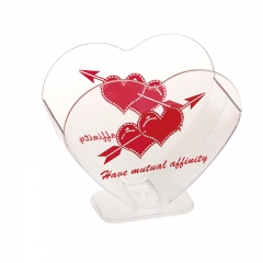 CH-54 Heart Shape Plastic Dessert Cup/110ml Capacity/Partyware