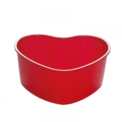 CH-55 Heart Shape Plastic Dessert Cup/130ml Capacity