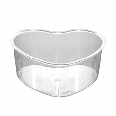 CH-55 Heart Shape Plastic Dessert Cup/130ml Capacity