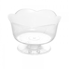 3oz clear plastic partyware,dessert cup with spoons,disposible party items