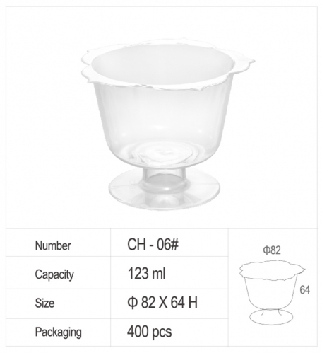 4oz Clear PS plastic partyware,dessert cup with lid and spoons,disposible party items,dessert cups