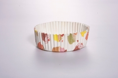 PET coated Round Paper Baking Cups Perfect for Muffins, Cupcakes or Mini Snacks Box