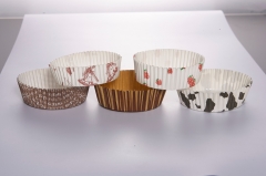 PET coated Round Paper Baking Cups Perfect for Muffins, Cupcakes or Mini Snacks Box