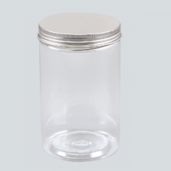 400ml plastic jar with lid,clear round PET bottles,food grade plastic container for foods