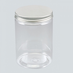 330ml plastic jar with lid,clear round PET bottles,food grade plastic container for foods