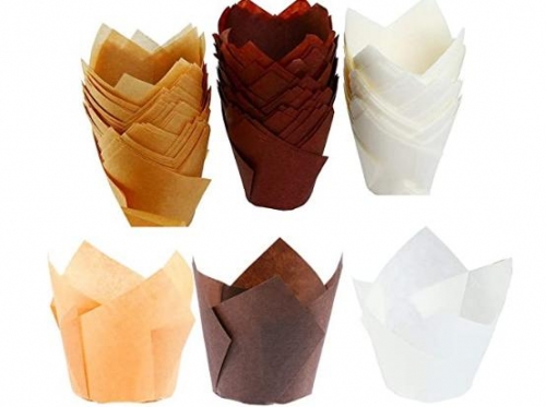 Tulip Baking Paper Cups, Cupcake Wrappers Muffin Liners , Baking Cups Muffin Cups