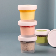Ice Cream Cups PP Plastic Packaging Bowl Yogurt Jar Dessert cup with lid