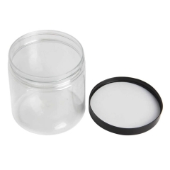 500ml plastic jar with lid,food grade PET bottles,plastic container for foods take away