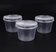 Appetizer Parfait Mousse Pudding Cups Clear Plastic Dessert Cups with Lids and Spoons