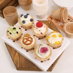 Disposable flower muffin paper cake hat paper cups greaseproof baking cupcake liners