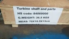 Turbine shaft and parts - Grade 12Cr  10705BA  616HT, Exported to Malaysia