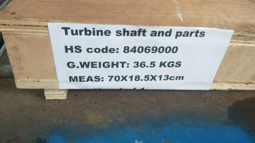 Turbine shaft and parts - Grade 12Cr  10705BA  616HT, Exported to Malaysia