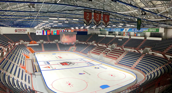 Russian hockey rink