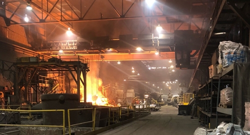 Canadian steel factory
