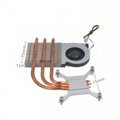 【Hot Selling】 All-in-One PC CPU Cooler - 3 Heat pipe heat sink with Silent Dustproof Fan