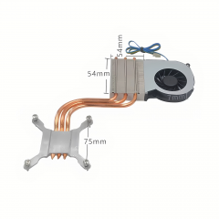 【Hot Selling】 All-in-One PC CPU Cooler - 3 Heat pipe heat sink with Silent Dustproof Fan
