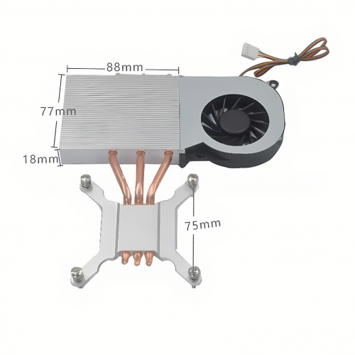 【Hot Selling】 All-in-One PC CPU Cooler - 3 Heat pipe heat sink with Silent Dustproof Fan