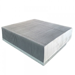 High-Density Skived Fin Heat Sink Copper fins/Aluminum fins 90x90x27mm OEM