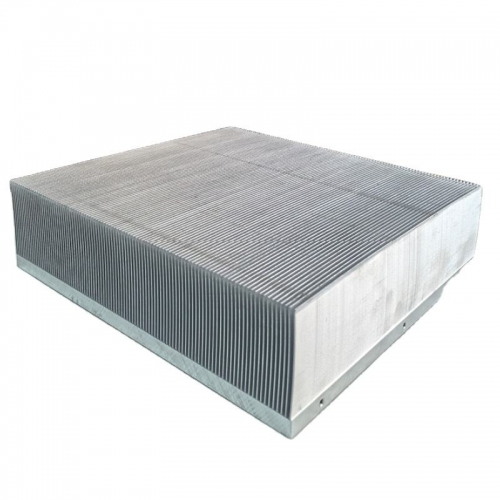 High-Density Skived Fin Heat Sink Copper fins/Aluminum fins 90x90x27mm OEM