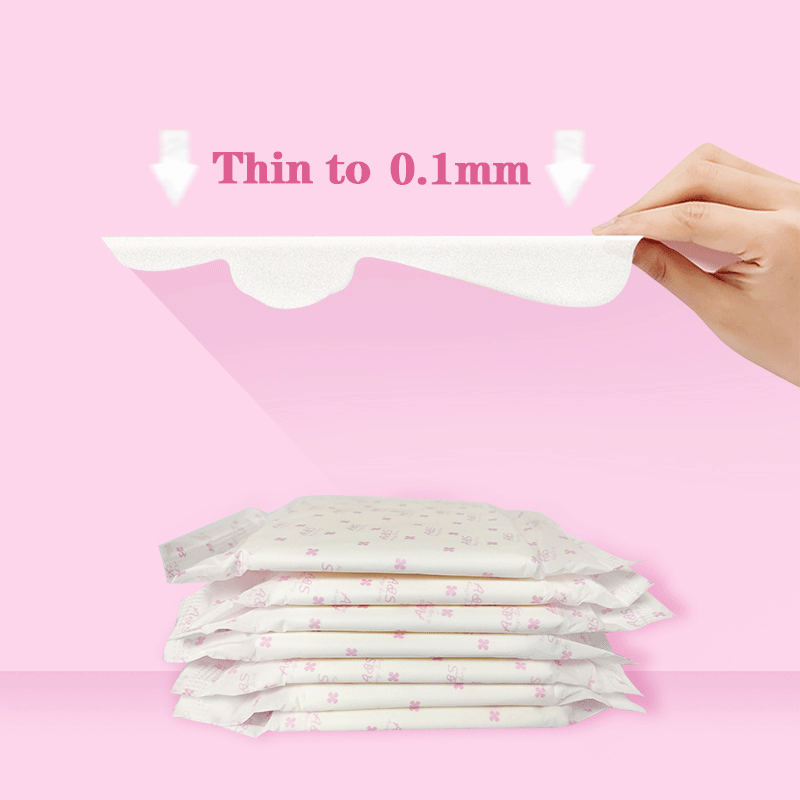Eco biodegradable sanitary pads hypoallergenic organic period pads