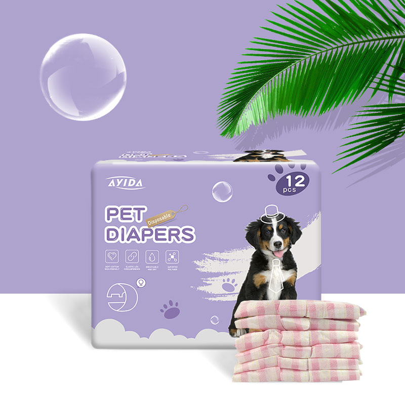 Disposable soft nappies High Absorbent for Male Dog Pet Supplies Pet