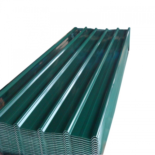 Prepainted GI steel coil / PPGI/ color coated galvanized steel sheet IBR/Round corrugation