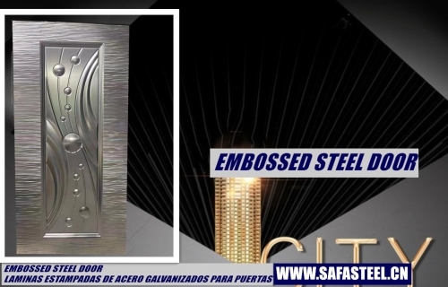 Embossed Steel Door Skin metal stamped steel sheet