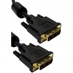 DVI-D(18+1)/ DVI-D Single Link Cable (with Ferrite )