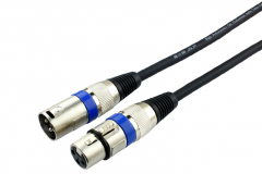 XLR Audio Extension Cable, XLR Male to XLR Female (Middle end)