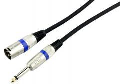 XLR male to 1/4 Inch Mono Male Audio Cable,(Middle end)