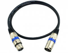 XLR Audio Extension Cable, XLR Male to XLR Female (Middle end)