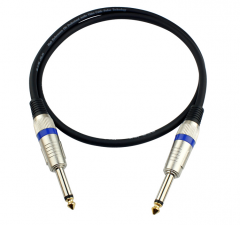 1/4 inch Mono Extension Cable, 1/4 Male,(middle end)