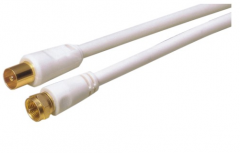9.5mm M to F-pin Coaxial Cable right Angeld( BC)