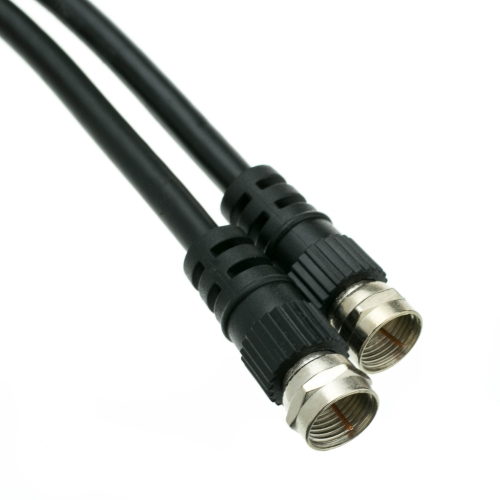 Black Nickle F-pin RG59 Coaxial Cable （BC）