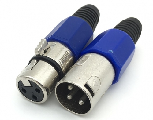 Microphone XLR male and female connector (Zinc alloy)