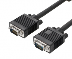 VGA3+6 Cable Male to male ,With ferrite (Nickle)