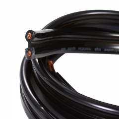 Black Round+Square CL2 speaker cable (BC)