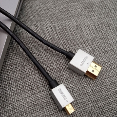 Ultra Slim HDMI A to D Cable(Zinc alloy)
