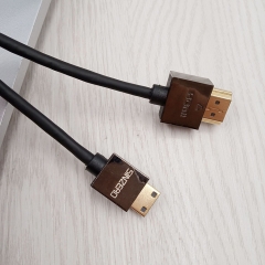 Ultra Slim hdmi to mini hdmi cable Zinc alloy)