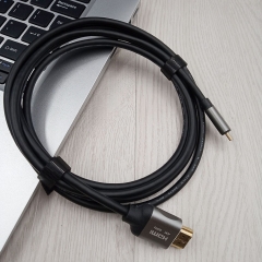 Micro HDMI to HDMI Cable (aliuminum)