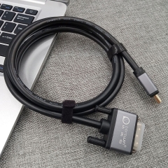 DVI (24+1) to HDMI Cable (Aluminum)