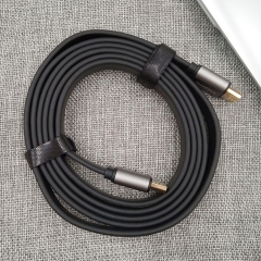 Plenum Flat HDMI to HDMI Cable aluminum