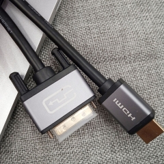 DVI (24+1) to HDMI Cable (Aluminum)