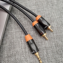3.5mm to2RCA Cable (Aluminum)